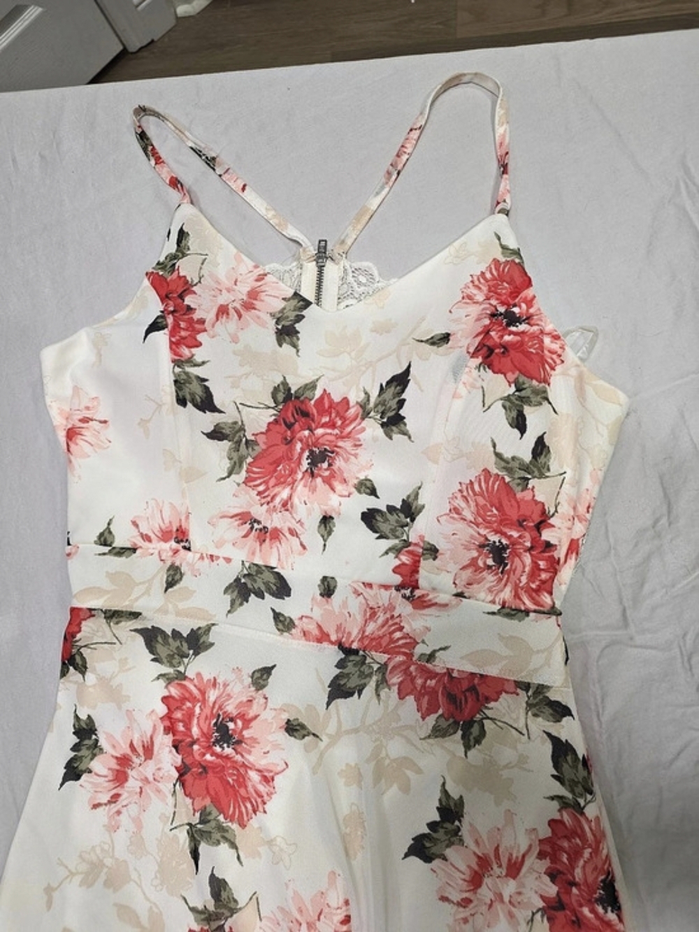 High Low Open Back Built In Liner Spring/summer Dress